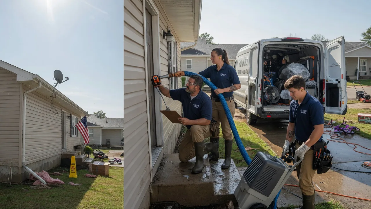 Ceiling Water Damage Restoration in Lamont, OK near me